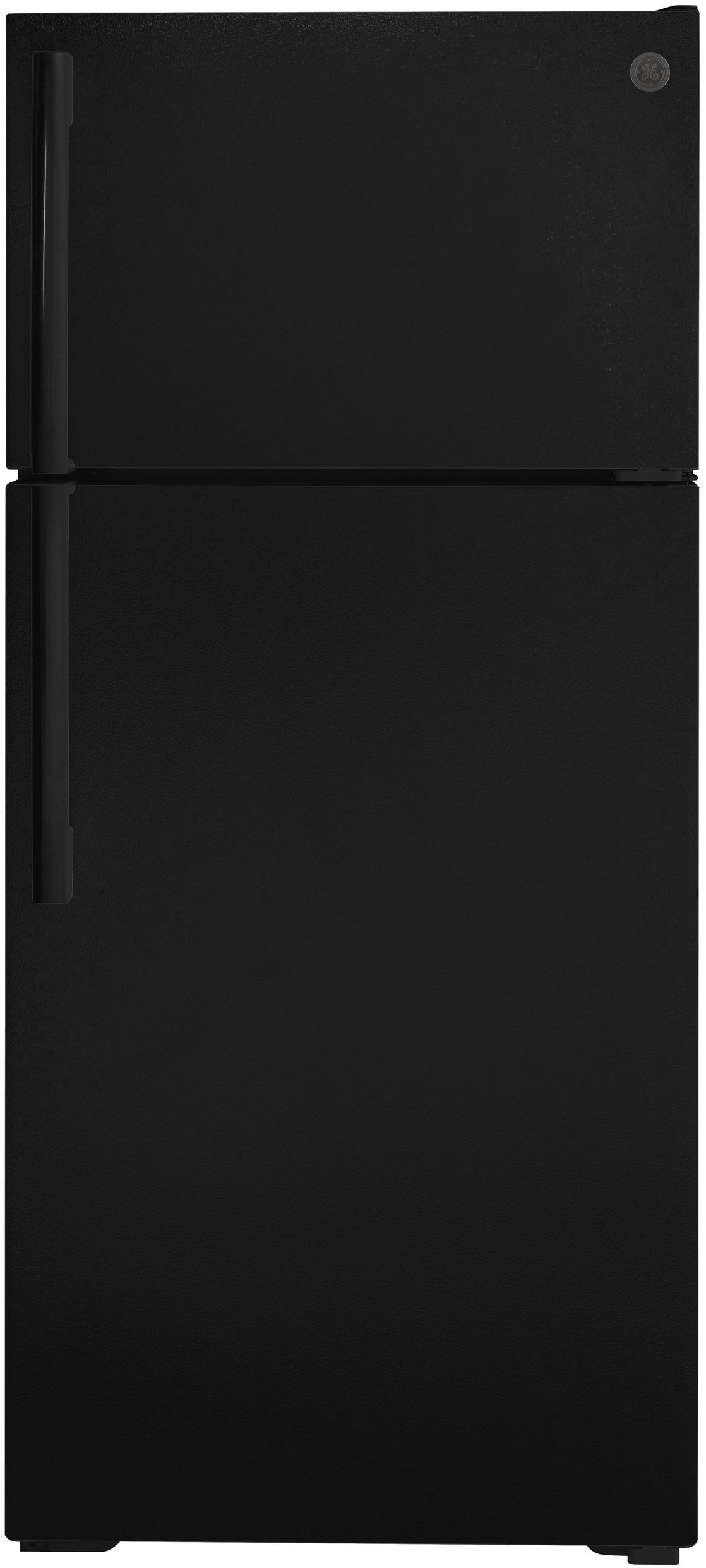 GE® 28 in. 16.6 Cu. Ft. Black Top Freezer Refrigerator