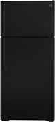 GE® 28" 16.6 Cu. Ft. Black Top Freezer Refrigerator-0