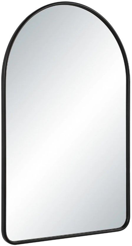 Renwil® Cascais Matte Black Accent Mirror-2