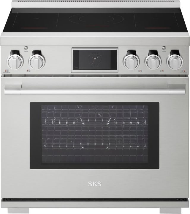 SKS 36" Stainless Steel Pro Style Induction Range-1