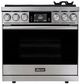 Dacor® 36" Silver Stainless Pro Style Dual Fuel Range-0