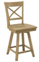 John Thomas Furniture® Customizable Select Charlotte 24" Counter Swivel Stool-0