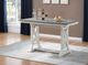 Cottage Creek Furniture Bar Harbor Natural Counter Height Dining Table with Cream Base-3