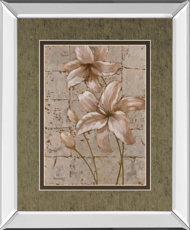 Classy Living Vivian Flasch Lilies on Silver Il Wall Art-0