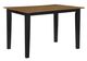 Steve Silver Co. Joplin Walnut Counter Table with Ebony Base-0