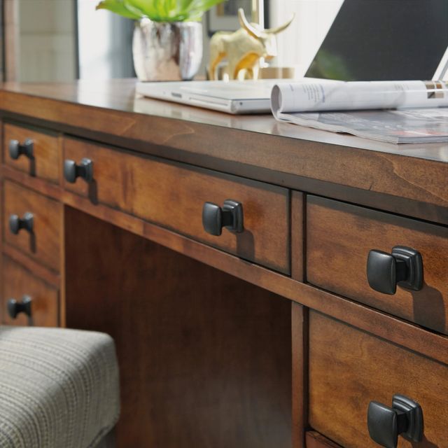 homestyles® Tahoe Brown Pedestal Desk-11