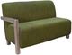 Sunny Designs™ Gibson Green/Warm Wheat Breakfast Nook Sofa Bench Set-2