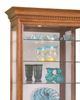 Philip Reinisch Co Octave Old Oak Curio Cabinet-1