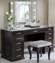 Furniture of America® Valentina 3-Piece Light Gray/Obsidian Gray Vanity Set-1