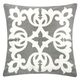 Furniture of America® Trudy Silver Accent Pillow-0