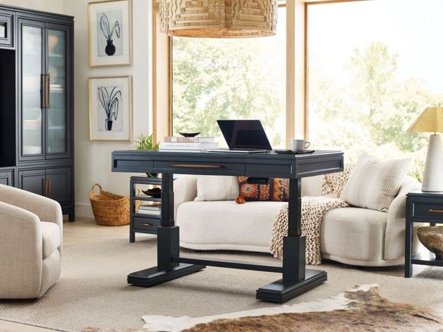 aspenhome® Alexander Midnight Adjustable Cocktail Table-3