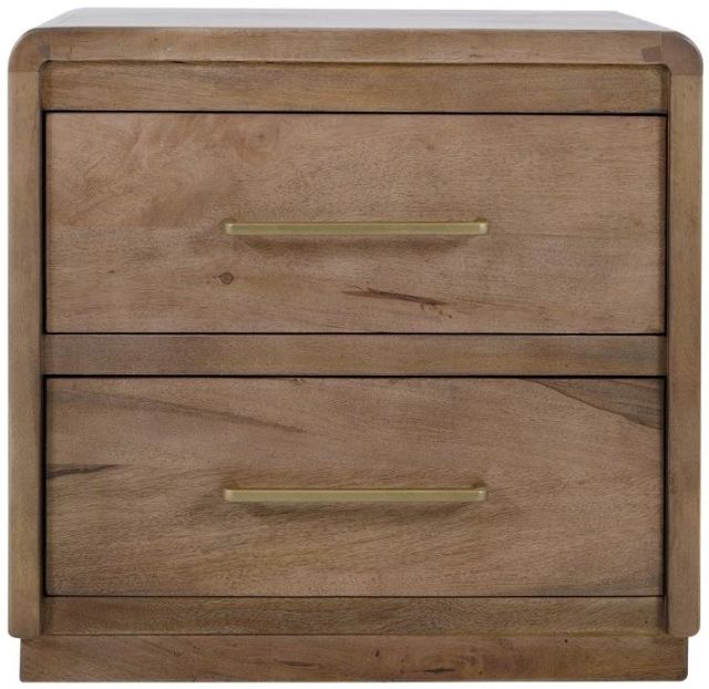 International Furniture Direct Mezquite Brown 2-Drawer Nightstand-3