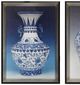 A & B Home 2-Piece Blue/White Framed Wall Art Set-1