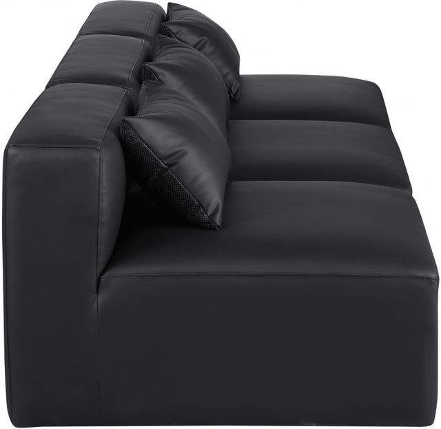 Meridian Furniture Cube 3-Piece Black Sofa-3