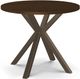 Amisco Customizable Asterisk Round Table with Metal Starburst Stand-0
