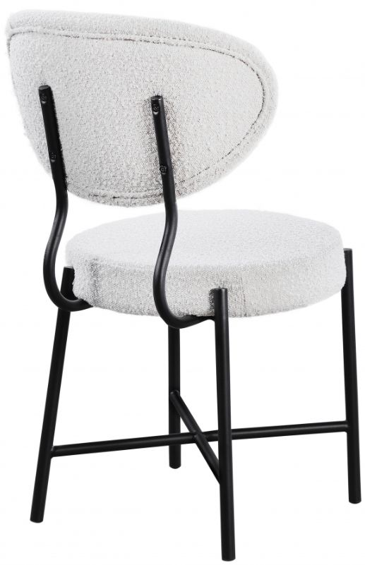 Meridian Furniture Allure Cream Dining Side Chair-2
