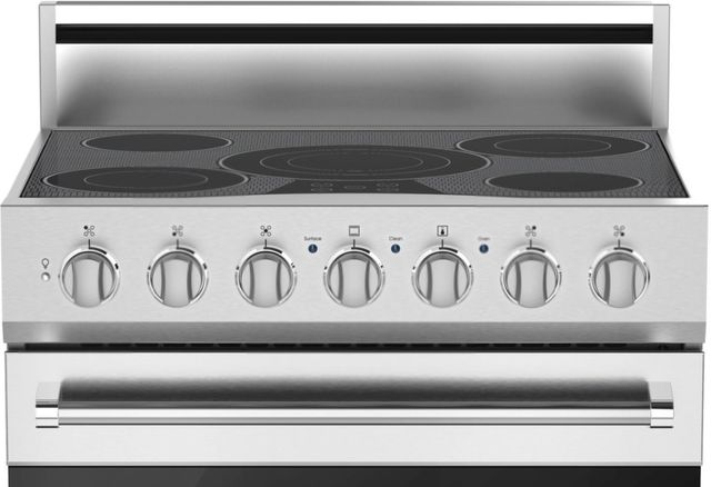 Viking® 3 Series 30" Frost White Freestanding Electric Range-2