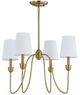 Forty West Portia Gold Chandelier-0