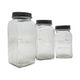 A & B Home 3-Piece Glass Kitchen Canister Set-3