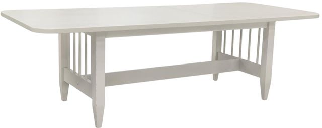 Legacy Classic Reflections Cashmere Trestle Dining Table-2