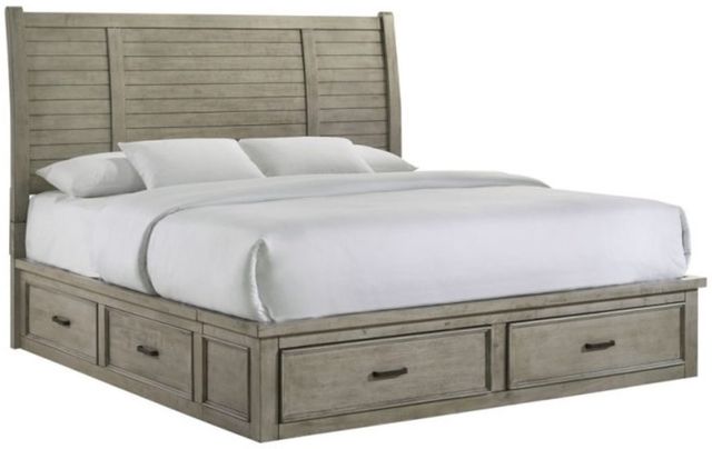 American Wholesale Furniture Sienna 5-Piece Gray Queen Bedroom Set-1