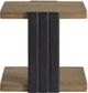 Bernards Elure Peppercorn Channel Chairside Table -1