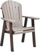 Nature's Best Furniture Customizable Adirondack Polyethylene Outdoor Dining Chair-0