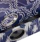 A & B Home Anthony Venetucci 2-Piece Blue/White Tray Set-4