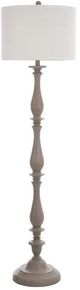 Stylecraft Gray/White Floor Lamp-0