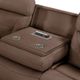 Liberty Furniture Beckham 7-Piece Aline Saddle Leather Leather Power Reclining Curved Sectional-4