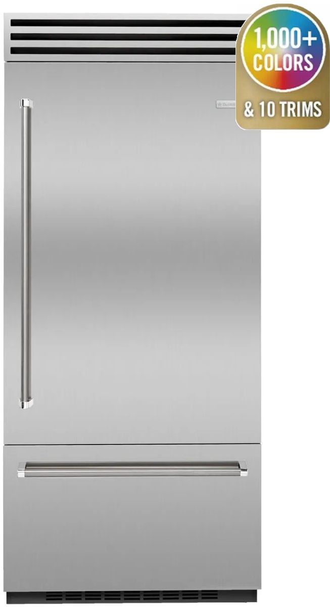 BlueStar® PRO 36 in. 22.4 Cu. Ft. Custom Built In Bottom Freezer Refrigerator