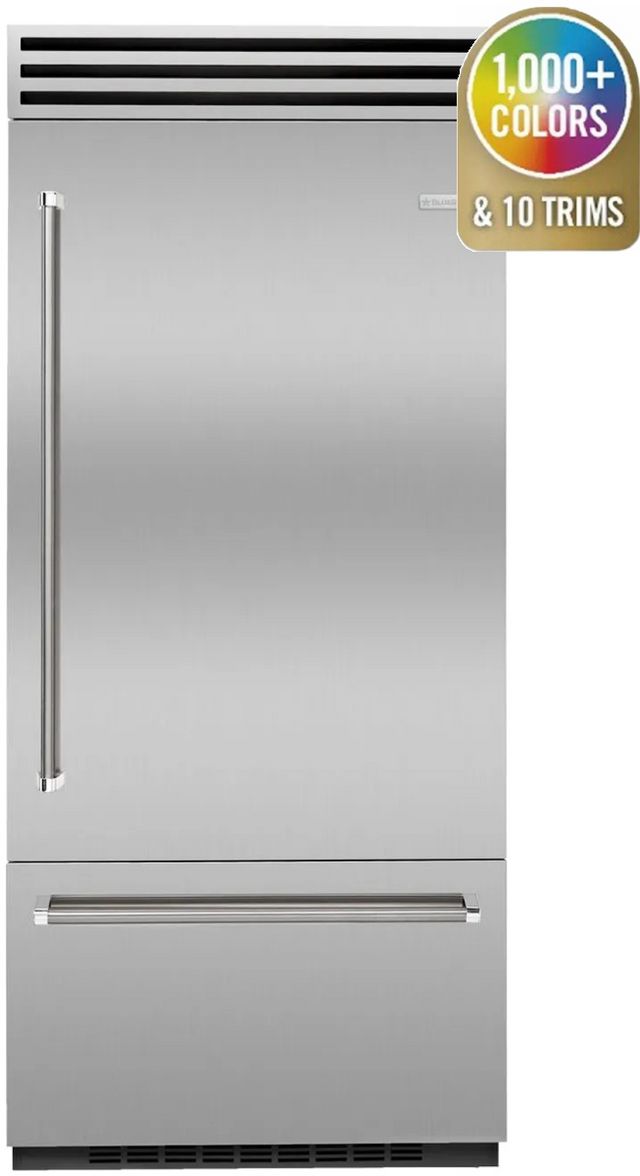 BlueStar® PRO 36 in. 22.4 Cu. Ft. Custom Built In Bottom Freezer Refrigerator-0