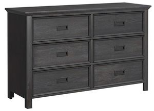 Elements International Hampton Kids Charcoal Dresser 