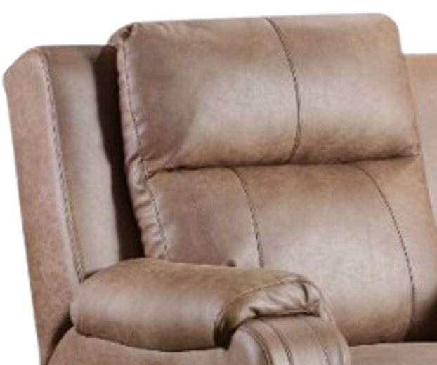 Southern Motion™ Customizable Contour Power Reclining Console Loveseat with Headrest, Hidden Cupholders and Next Level-2