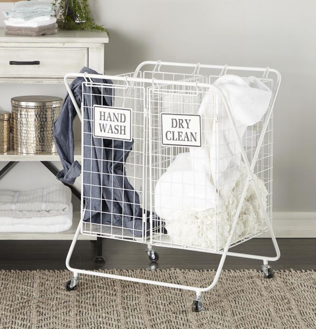 Deco Marche White Storage Basket-3