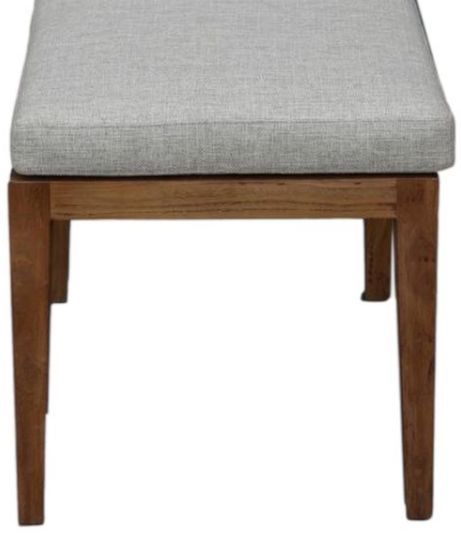 Nest Home Collections Ezra Natural/Tesla Flax/White Rope Dining Chair-2