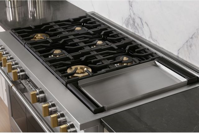 Monogram® Statement Collection 48" Stainless Steel Pro Style Natural Gas Range-8