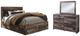 Benchcraft® Derekson 3-Piece Multi Gray Queen Panel Bed Set-0