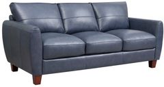 Leather Italia™ Georgetowne Traverse Blue Sofa