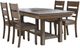 Liberty Furniture Brook Bay 5-Piece Sandstone Trestle Dining Set-0