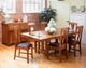 A-America® Cattail Bungalow Amber Trestle Dining Table-2