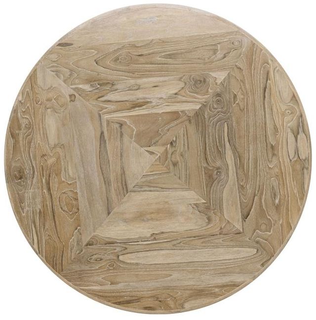 International Furniture Direct Balam White Round Dining Table-3