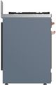 Ilve® Majestic III 30" Blue Gray Pro Style Dual Fuel Natural Gas Range with Triple Glass Door and Copper Trim-4