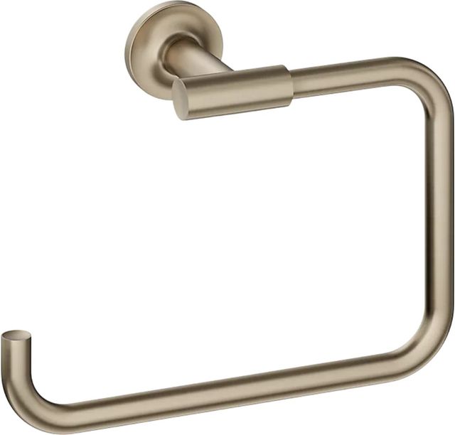 KOHLER® Purist® Vibrant Brushed Bronze Towel Ring-0