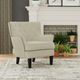 Emerald Home Noelle Cream Velvet Accent Chair-1