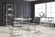 Mazin Furniture Lyrica Chrome 3-Tier Console Table-2
