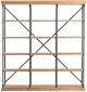 Crestview Collection La Salle Natural Bookshelf-1