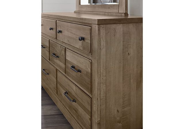 Vaughan Bassett Artisan & Post Collection Cool Rustic Stone Grey 7-Drawer Dresser-1