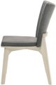 Coaster® Biloxi Gray/White Upholstered Dining Side Chair-3