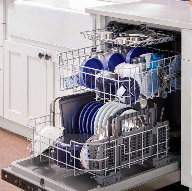 GE® 24" Black Built In Dishwasher-5